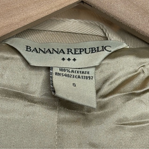 Banana Republic Classic Beige Women's Trench Coat size Small - Picture 5 of 7